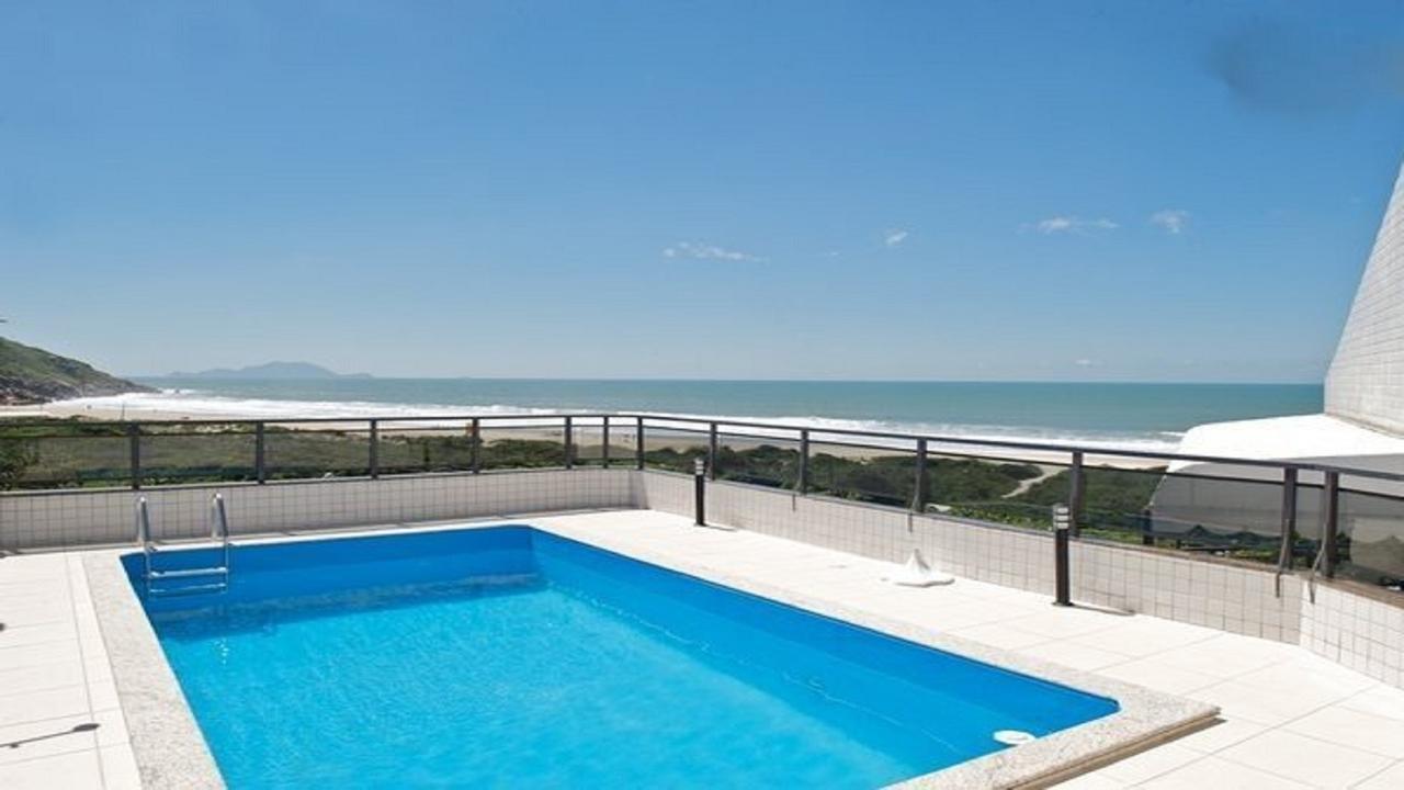 Linda Cobertura Frente Mar Com Piscina Privativa E Pe Na Areia! Apartment Florianopolis Exterior photo